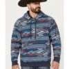 Ariat Men's Southwestern Print Hooded Sweatshirt -Western Cowboy World 2000371569 410 P1