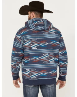 Ariat Men's Southwestern Print Hooded Sweatshirt -Western Cowboy World 2000371569 410 P4