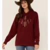 Ariat Women's R.E.A.L. Southwestern Beartooth Logo Graphic Hoodie -Western Cowboy World 2000371901 600 P1