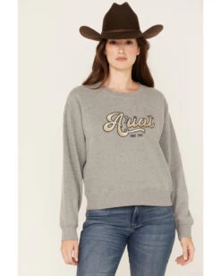 Ariat Women's R.E.A.L Varsity Logo Cropped Sweatshirt