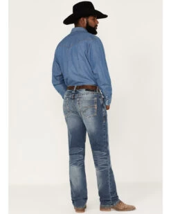 Ariat Men's M2 Dakota Wilson Medium Wash Stretch Relaxed Stackable Bootcut Jeans -Western Cowboy World 2000371949 400 P3