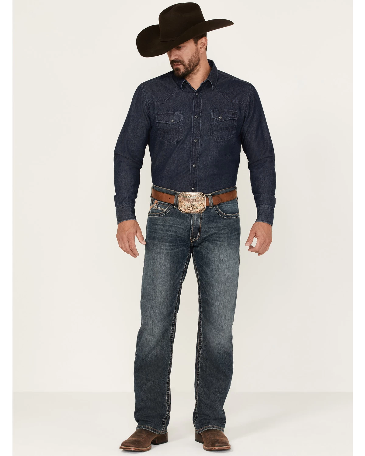 Ariat Men's M5 Durazno Stretch Stackable Straight Jean 3 Ariat Men's M5 Durazno Stretch Stackable Straight Jean