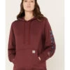 Ariat Women's Rebar Logo Sleeve Graphic Work Hooded Sweatshirt 2 Ariat Women's Rebar Logo Sleeve Graphic Work Hooded Sweatshirt -Western Cowboy World 2000372132 603 P1