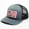 Oil Field Hats Men's Sniper Pig America Flag Rubber Patch Mesh Back Ball Cap -Western Cowboy World 2000372465 022 P1