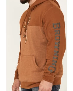Browning Men's Camo Print Logo Peak Sweatshirt -Western Cowboy World 2000373280 280 P3
