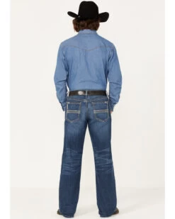 Cinch Men's Grant Medium Wash Relaxed Bootcut Performance Jeans -Western Cowboy World 2000373442 402 P3