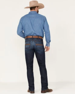 Cinch Men's Silver Label Dark Wash Slim Straight Performance Jeans -Western Cowboy World 2000373443 402 P3