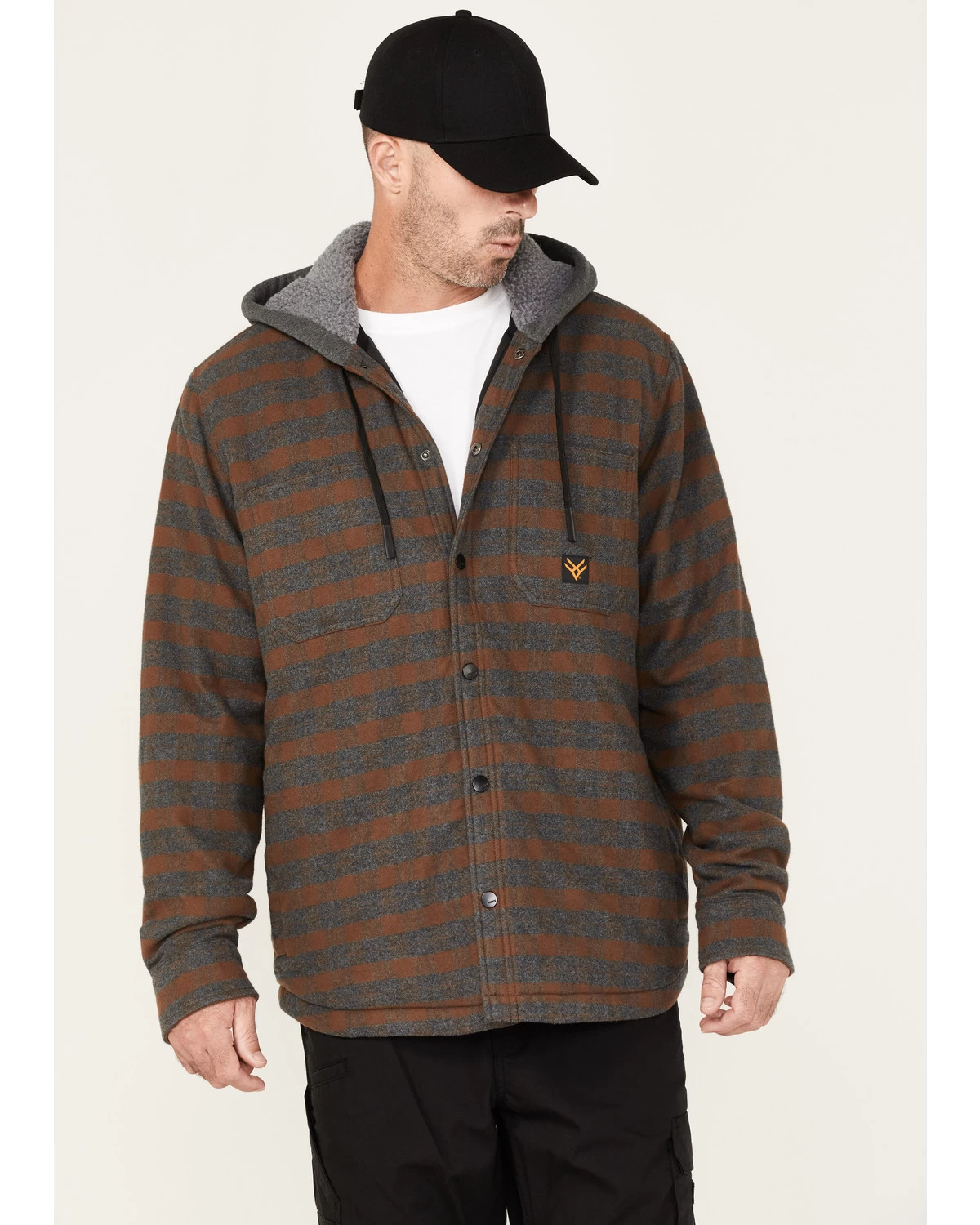 Hawx Men's Insulated Hooded Shirt Jacket 3 Hawx Men's Insulated Hooded Shirt Jacket