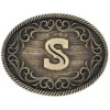 Montana Silversmiths Filigree Initial S Belt Buckle 1 Montana Silversmiths Filigree Initial S Belt Buckle -Western Cowboy World 2000373857 221 P1