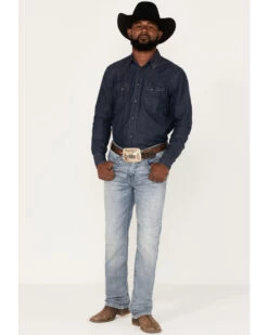 Cody James Men's Walker Light Wash Slim Straight Stretch Jeans