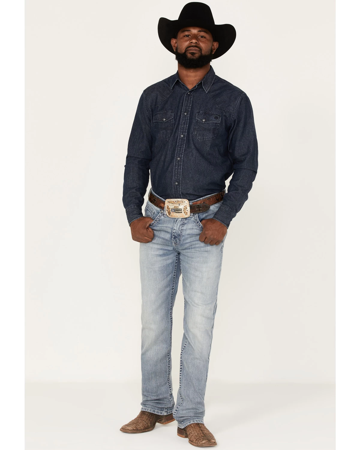 Cody James Men's Walker Light Wash Slim Straight Stretch Jeans 3 Cody James Men's Walker Light Wash Slim Straight Stretch Jeans