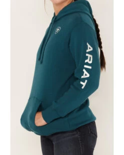 Ariat Women's Embroidered Logo Hoodie -Western Cowboy World 2000374275 400 P3