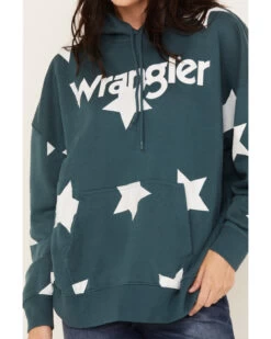 Wrangler Retro Women's Starry Logo Hoodie 8 Wrangler Retro Women's Starry Logo Hoodie -Western Cowboy World 2000374542 442 P3