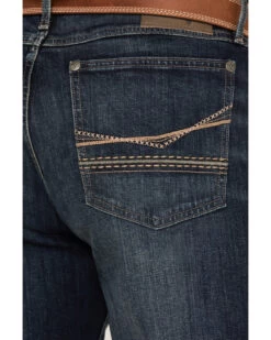 Wrangler 20x Men's 33MWX Iron Dark Wash Extreme Relaxed Straight Stretch Denim Jeans -Western Cowboy World 2000374557 416 P4