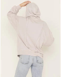 Cleo + Wolf Women's Seamed Zip Hoodie -Western Cowboy World 2000374848 530 P4