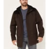Brothers & Sons Men's Waxed Canvas Cruiser Hooded Jacket -Western Cowboy World 2000374850 201 P1