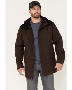 Brothers & Sons Men's Waxed Canvas Cruiser Hooded Jacket