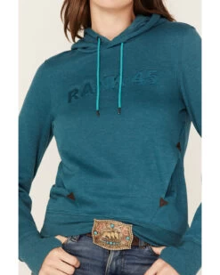 RANK 45 Women's Logo Fleece Hoodie -Western Cowboy World 2000374959 441 P3