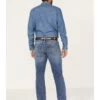 Hooey Men's Double Barrel Medium Wash Stackable Bootleg Jeans -Western Cowboy World 2000375478 414 P1