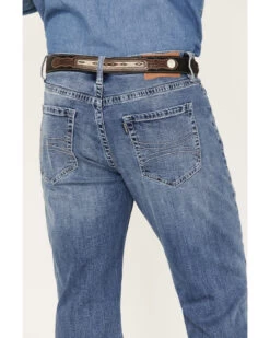 Hooey Men's Double Barrel Medium Wash Stackable Bootleg Jeans -Western Cowboy World 2000375478 414 P2
