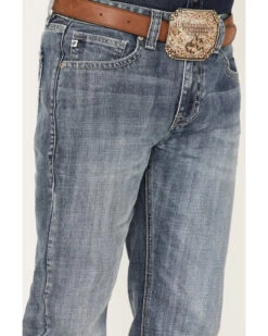 Rock & Roll Denim Men's Relaxed Fit Ladder Stitch Bootcut Jeans -Western Cowboy World 2000375482 414 P4