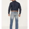 Rock & Roll Denim Men's Slim Fit Straight Rope Stitch Pocket Bootcut Jeans -Western Cowboy World 2000375484 412 P1