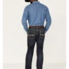 Rock & Roll Denim Men's Dark Wash Pistol Stackable Reflex Bootcut Jeans -Western Cowboy World 2000375486 416 P1