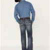 Rock & Roll Denim Men's Pistol Medium Vintage Wash Straight Jeans 2 Rock & Roll Denim Men's Pistol Medium Vintage Wash Straight Jeans -Western Cowboy World 2000375487 414 P1