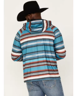 Rock & Roll Denim Men's Serape Stripe Print Hooded Sweatshirt -Western Cowboy World 2000376205 402 P4