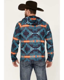 Rock & Roll Denim Men's Southwestern Stripe Print Hooded Sweatshirt 9 Rock & Roll Denim Men's Southwestern Stripe Print Hooded Sweatshirt -Western Cowboy World 2000376207 900 P4