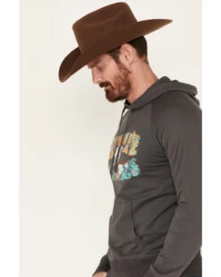 Rock & Roll Denim Men's Skull Scenic Graphic Hooded Sweatshirt -Western Cowboy World 2000376215 022 P2