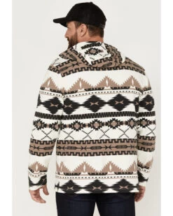 Powder River Outfitters Men's 1/4 Zip Southwestern Print Hooded Sweatshirt 9 Powder River Outfitters Men's 1/4 Zip Southwestern Print Hooded Sweatshirt -Western Cowboy World 2000376230 101 P4
