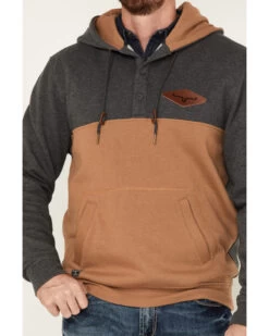 Kimes Ranch Men's Ogden 1/4 Button Hooded Pullover -Western Cowboy World 2000377177 022 P3