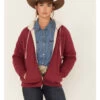 Ariat Women's R.E.A.L Sherpa Full Zip Sweatshirt Hoodie -Western Cowboy World 2000377718 640 P1