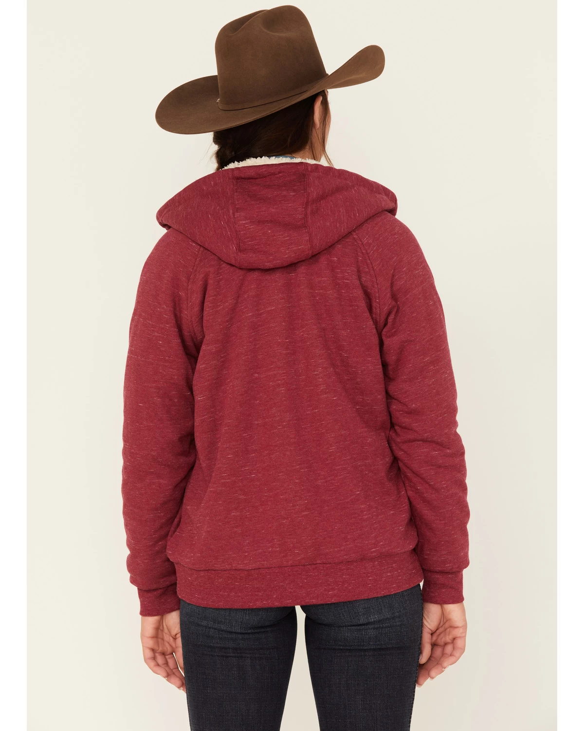 Ariat Women's R.E.A.L Sherpa Full Zip Sweatshirt Hoodie 6 Ariat Women's R.E.A.L Sherpa Full Zip Sweatshirt Hoodie - Image 4