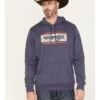 Wrangler Men's Logo Tag Hooded Sweatshirt -Western Cowboy World 2000378471 402 P1
