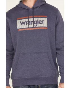 Wrangler Men's Logo Tag Hooded Sweatshirt -Western Cowboy World 2000378471 402 P3