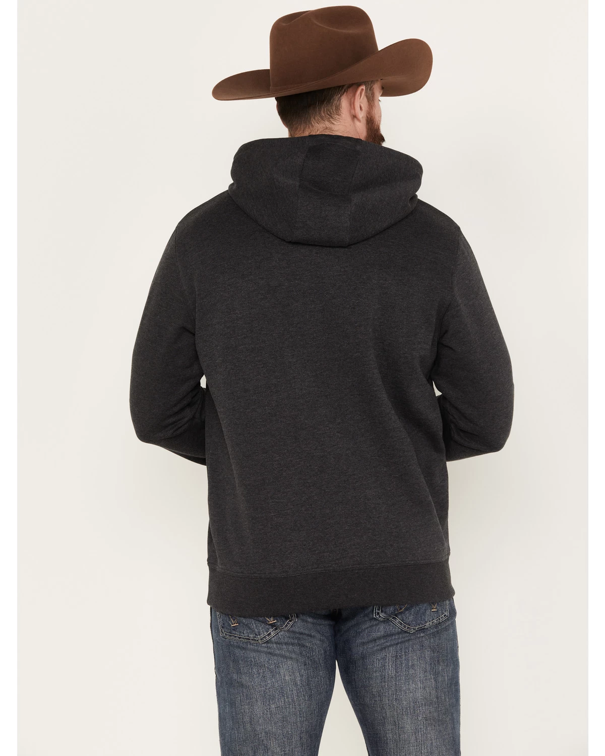 Wrangler Men's Logo Hooded Sweatshirt 6 Wrangler Men's Logo Hooded Sweatshirt - Image 4