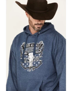 Cowboy Hardware Men's Tough As Nails Skull Graphic Hooded Sweatshirt 8 Cowboy Hardware Men's Tough As Nails Skull Graphic Hooded Sweatshirt -Western Cowboy World 2000378838 400 P3