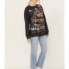 Wrangler X Fender Women's Collage Graphic Sweatshirt -Western Cowboy World 2000379695 001 P1