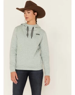 Cinch Women's Heather Cowl Neck Hoodie