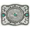 AndWest Etched Concho & Turquoise Belt Buckle -Western Cowboy World 2000379923 000 P1