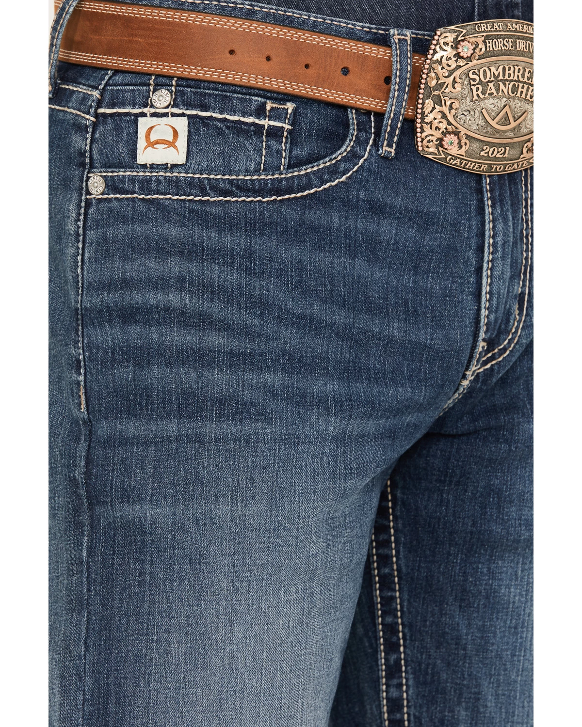 Cinch Men's Grant Medium Stonewash Relaxed Boot Performance Stretch Denim Jeans 4 Cinch Men's Grant Medium Stonewash Relaxed Boot Performance Stretch Denim Jeans - Image 2