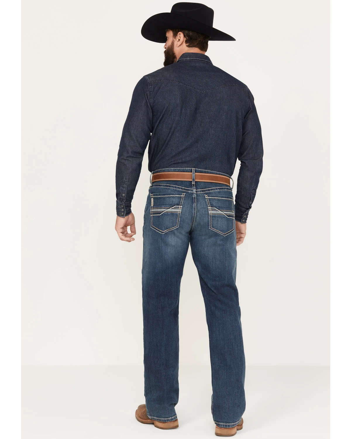 Cinch Men's Grant Medium Stonewash Relaxed Boot Performance Stretch Denim Jeans 5 Cinch Men's Grant Medium Stonewash Relaxed Boot Performance Stretch Denim Jeans - Image 3