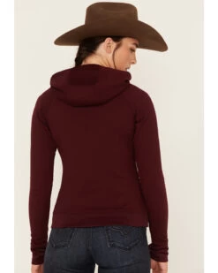 RANK 45 Women's Technical Waffle Knit Hooded Top -Western Cowboy World 2000380740 640 P4