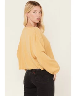 Cleo + Wolf Women's Find Your Wild Graphic Cropped Sweatshirt -Western Cowboy World 2000380775 103 P4