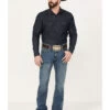 Cody James Men's Light A Shuck Medium Wash Relaxed Bootcut Stretch Denim Jeans -Western Cowboy World 2000381085 413 P1