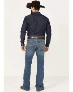 Cody James Men's Light A Shuck Medium Wash Relaxed Bootcut Stretch Denim Jeans -Western Cowboy World 2000381085 413 P3