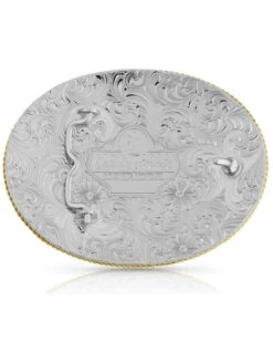 Montana Silversmiths Men's Bronze Rippling Waters Christian Cowboy Belt Buckle -Western Cowboy World 2000381420 040 P2