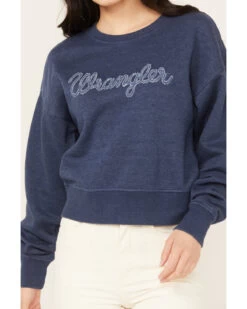 Wrangler Retro Women's Logo Graphic Sweatshirt -Western Cowboy World 2000382595 410 P3